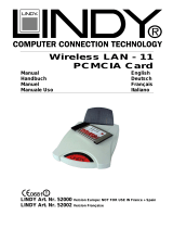 Lindy Wireless LAN - 11 PCMCIA Card Manuale utente