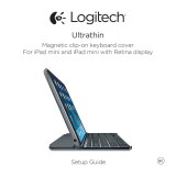 Logitech Ultrathin Magnetic clip-on keyboard cover for iPad mini Guida d'installazione