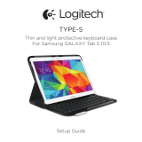 Logitech Type - S keyboard case for Samsung Galaxy Tab S 10.5 Manuale utente