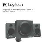Logitech Z333 2.1 Speakers – Easy-access Volume Control Manuale utente