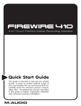 M-Audio FireWire 410 Manuale del proprietario
