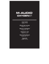 M-Audio Oxygen 61 Guida utente