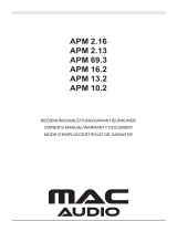 MAC Audio APM 2.13 Manuale del proprietario