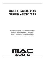 MAC Audio SUPER AUDIO 2.13 Manuale del proprietario