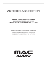 MAC Audio ZX 2000 Manuale del proprietario