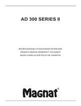 Magnat AD 300 Series II Istruzioni per l'uso