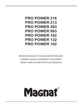 Magnat Pro Power 102 Manuale del proprietario