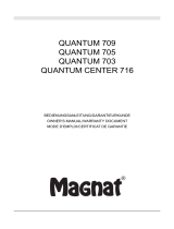 Magnat QUANTUM 700 SERIES Manuale del proprietario