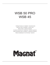 Magnat WSB 50 PRO Manuale utente