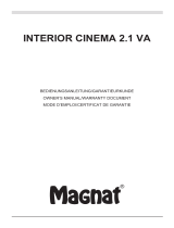 Magnat Audio INTERIOR CINEMA 2.1 VA Manuale del proprietario