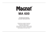 Magnat Audio MA 600 Manuale del proprietario