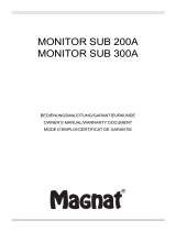 Magnat Audio MONITOR SUB 300A Manuale del proprietario