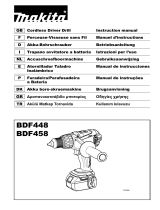 Makita BDF458 Manuale del proprietario
