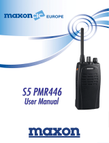 Maxon S5 PMR446 Manuale utente