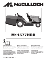 McCulloch M11577HRB Manuale utente