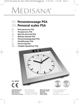 Medisana Personal Scales PSA Manuale del proprietario