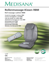 Medisana Rolling massage seat cover RBM Manuale del proprietario