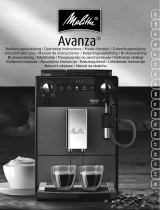 Melitta Avanza 600 Serie Manuale utente