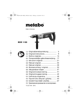 Metabo BDE 1100 Bohrmaschine Istruzioni per l'uso