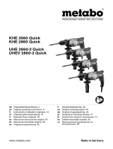 Metabo KHE 2660 Quick Istruzioni per l'uso