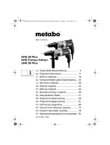 Metabo KHE 28 Plus Manuale del proprietario