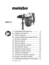 Metabo KHE 76 Istruzioni per l'uso