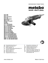 Metabo W 11-125 Quick IK Manuale utente