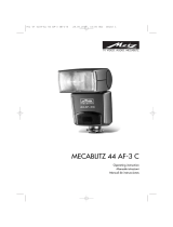 Metz mecablitz 44 AF-3 Canon Manuale utente