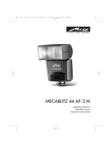 Metz mecablitz 44 AF-3 Minolta Manuale utente