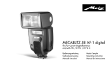 Metz mecablitz 58 AF-1 digital Canon Manuale utente