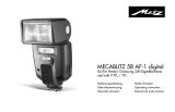 Metz mecablitz 58 AF-1 digital Pentax Manuale del proprietario