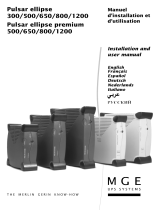 MGE UPS Systems 300, 500, 650, 800, 1200, Premium 500, Premium 650, Premium 800, Premium 1200 Manuale utente