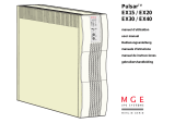 MGE UPS Systems EX20 Manuale utente