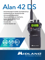 Midland Alan 42 DS CB Portable AM/FM Multi Bande Radio Émetteur-Récepteur Manuale del proprietario