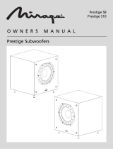 Mirage Loudspeakers Prestige S8 Manuale utente