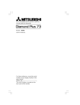 Mitsubishi Diamond Plus 73 Manuale utente