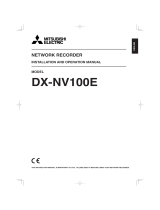Mitsubishi DX-NV100E Manuale utente