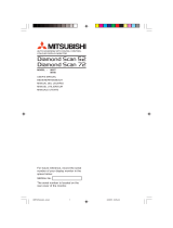 Mitsubishi Electronics Diamond Scan 72 Manuale utente