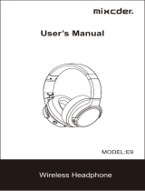 Mixcder E9 Manuale utente