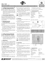 Monacor DNL-1245 Manuale utente