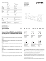 Mordaunt-Short Alumni 3 Manuale del proprietario