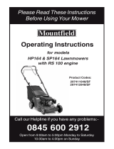 Mountfield HP164 Istruzioni per l'uso