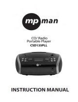 MPMan CSD135PLL Manuale del proprietario