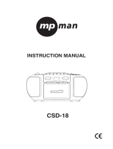 MPMan CSD18 Manuale del proprietario