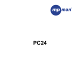MPMan PC24 Istruzioni per l'uso