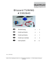 MULTIPLEX Antriebssatz Blizzard Tuning Manuale del proprietario