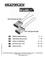 MULTIPLEX Empfaenger Rx 7 Dr Light Manuale del proprietario
