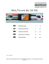 MULTIPLEX Multicont Bl 20 Sd L Easystar 2 Manuale del proprietario