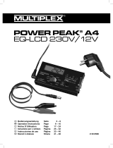 MULTIPLEX Power Peak A4 EQ-LCD - 30 8560 Manuale del proprietario