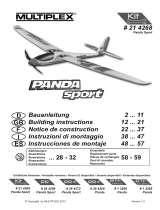 MULTIPLEX RR Panda Sport Istruzioni per l'uso